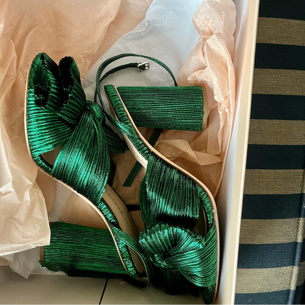 Loeffler Randall Camellia bow sandal